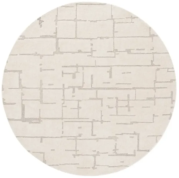 EBONY Hand Tufted 6' x 6' Round area rug