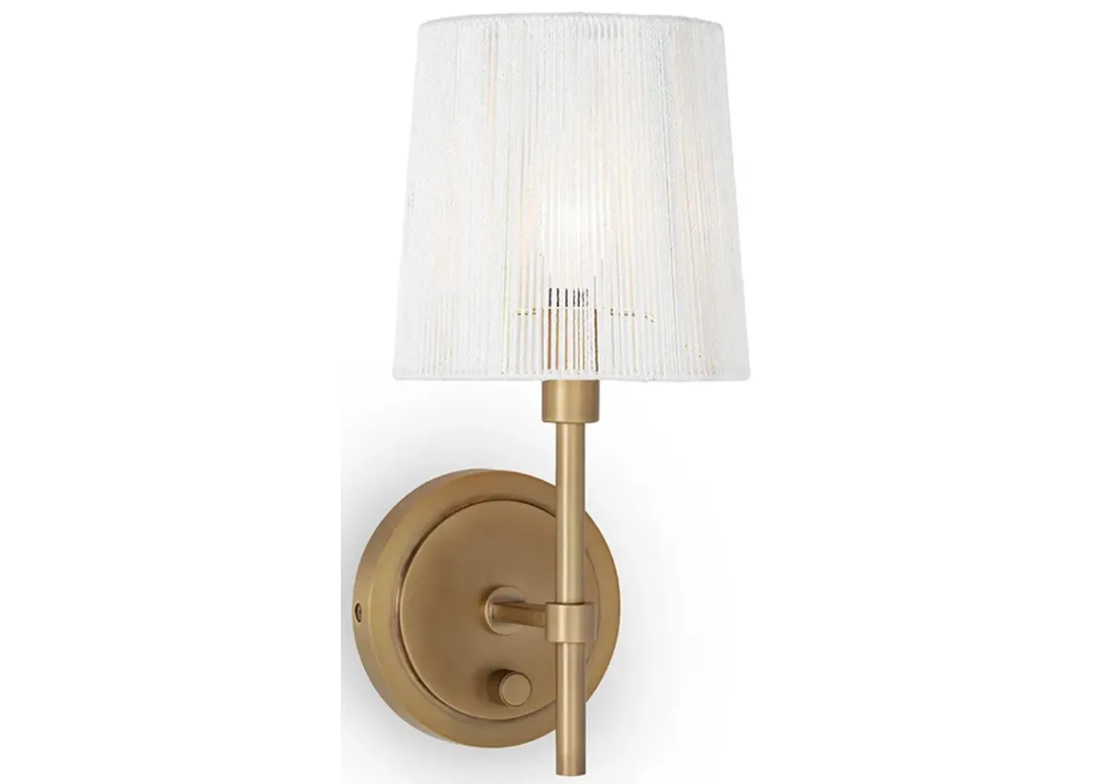 Southern Living Franklin Sconce (Natural Brass)