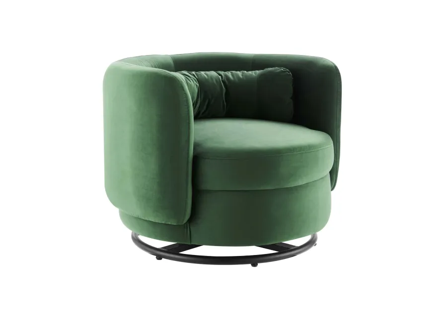 Relish Performance Velvet Performance Velvet Swivel Chair