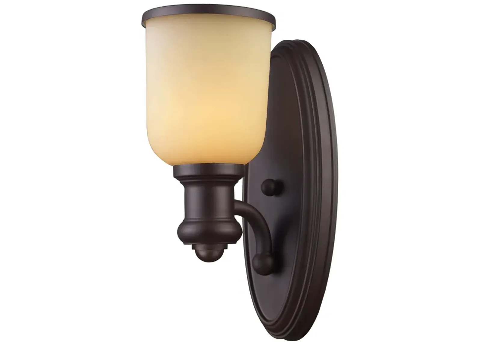 Brooksdale 13" High 1-Light Sconce - Oiled Bronze