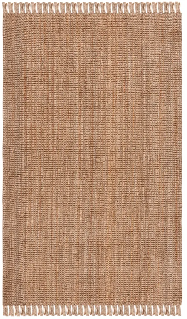 NATURAL FIBER Hand loomed 8' x 10' area rug