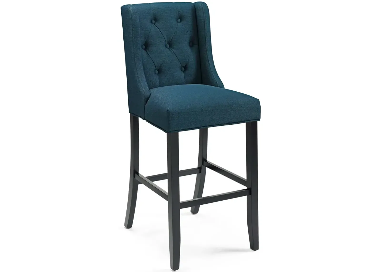 Baronet Tufted Button Upholstered Fabric Bar Stool