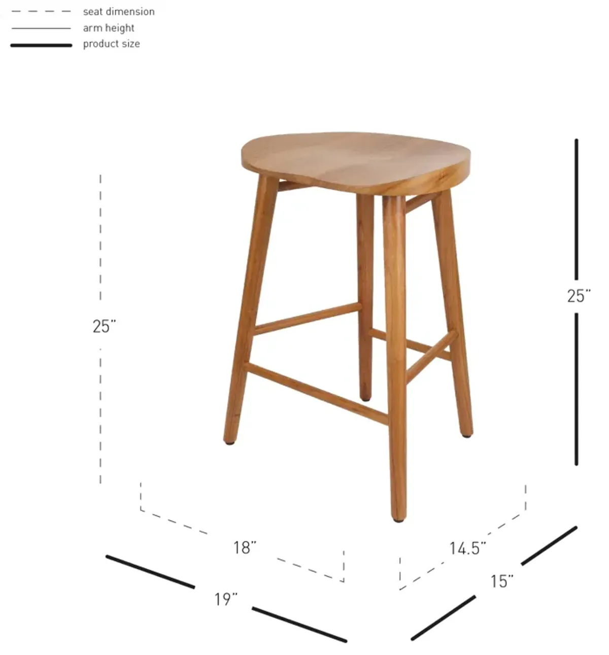 Monti Mindi Counter Stool