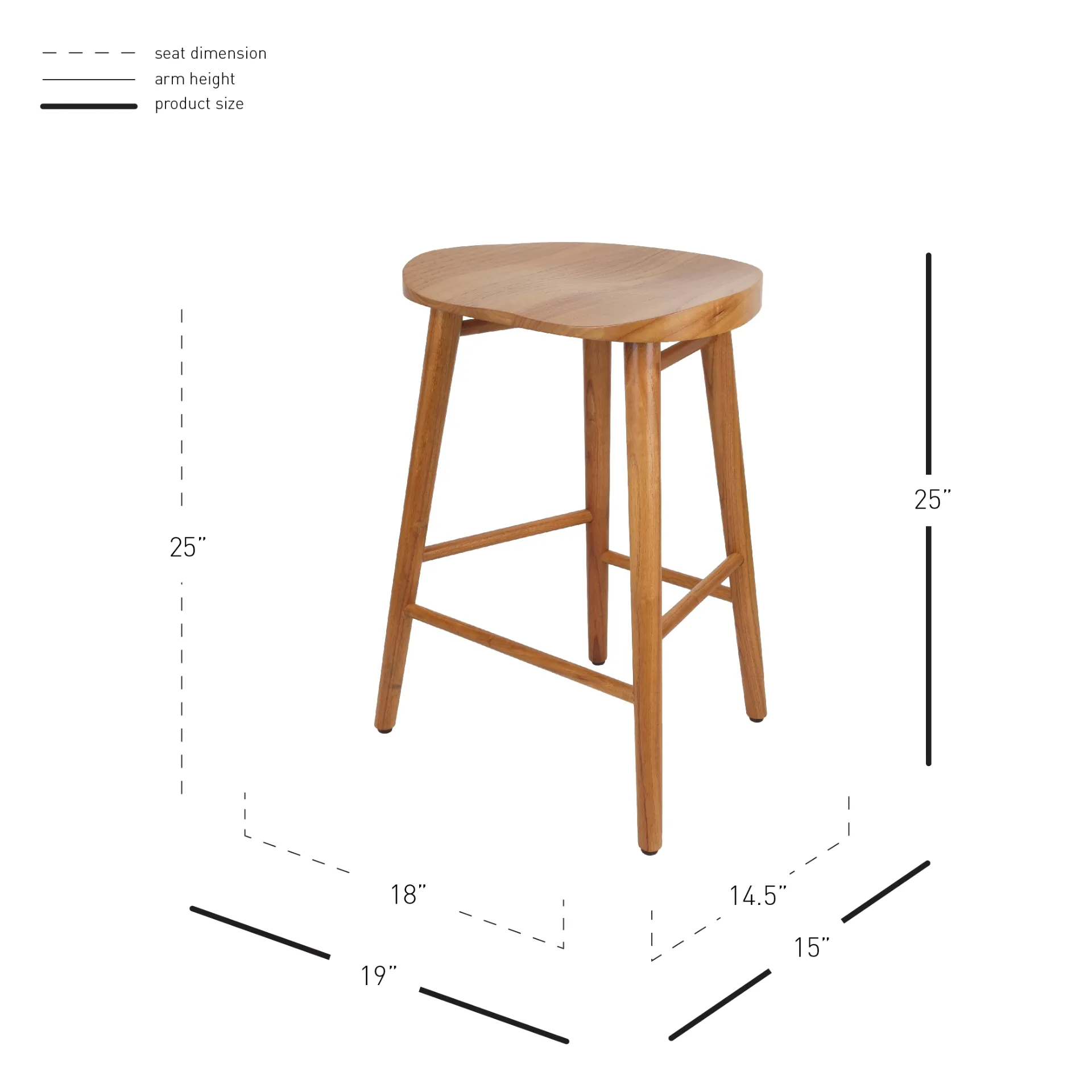 Monti Mindi Counter Stool