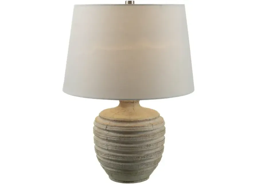 Mindra MDR-002 20"H x 14"W x 14"D Accent Table Lamp