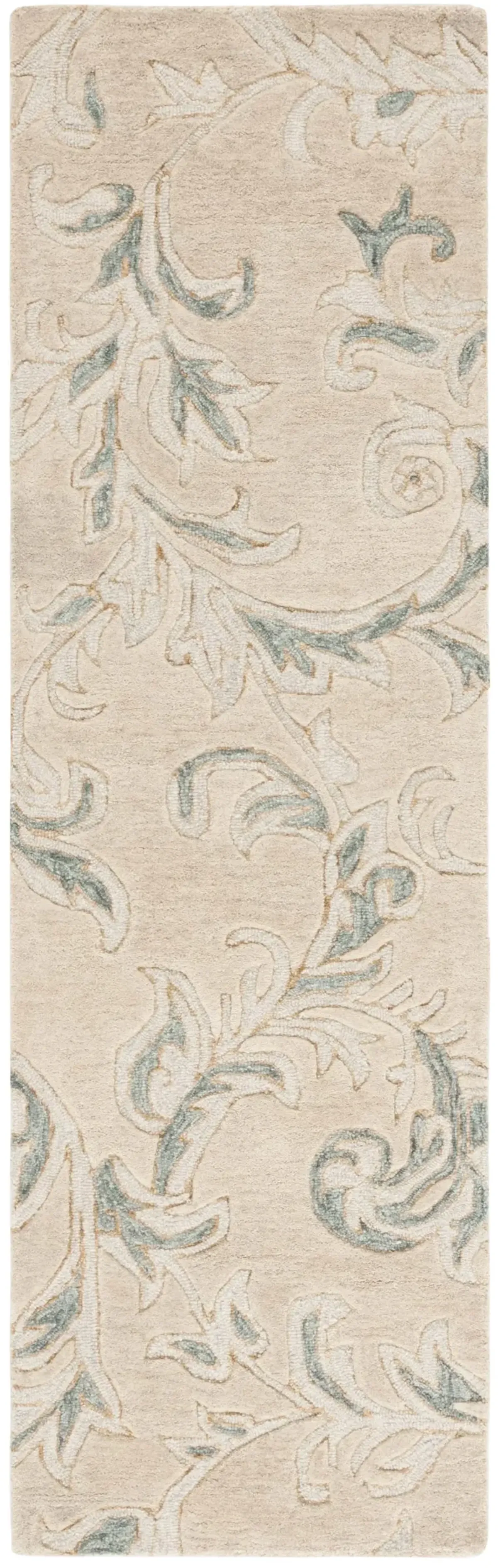 JARDIN 328 BEIGE  2'-3' x 8' Runner Rug