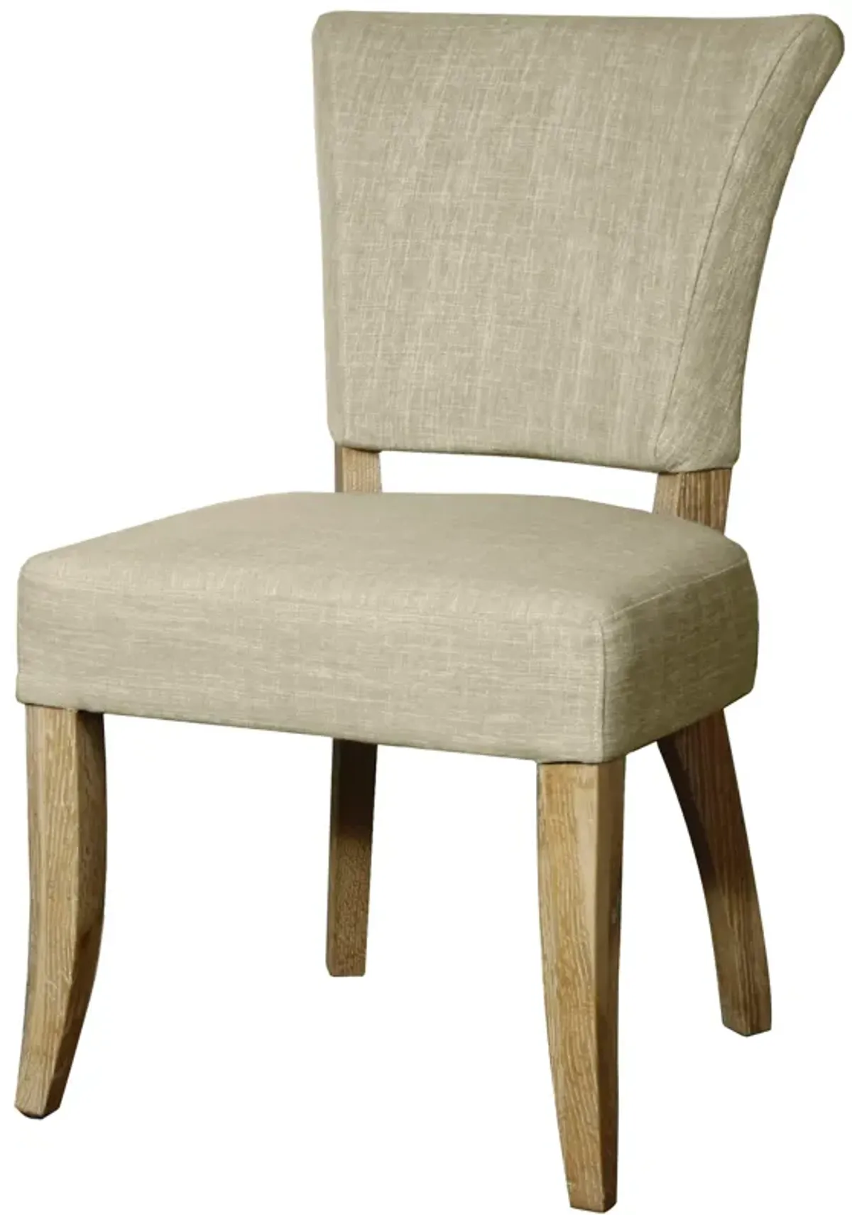 Austin Fabric Dining Side Chair, Rice (Set of 2)