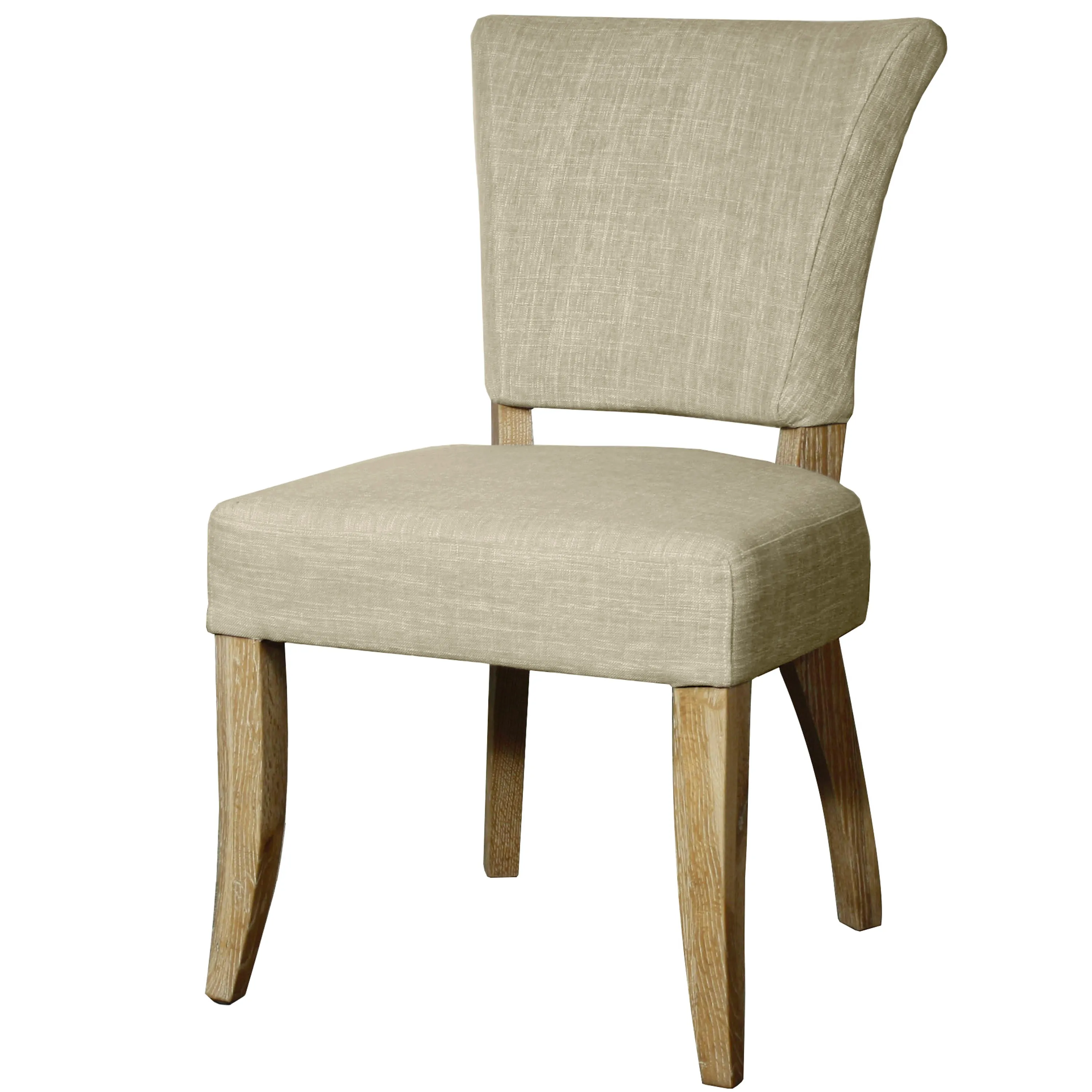 Austin Fabric Dining Side Chair, Rice (Set of 2)