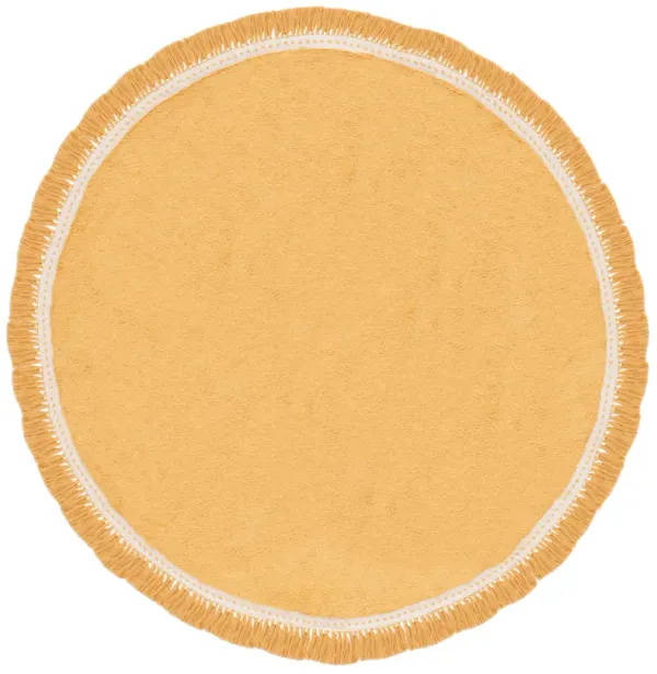 EASY CARE Hand Woven 7' x 7' Round area rug