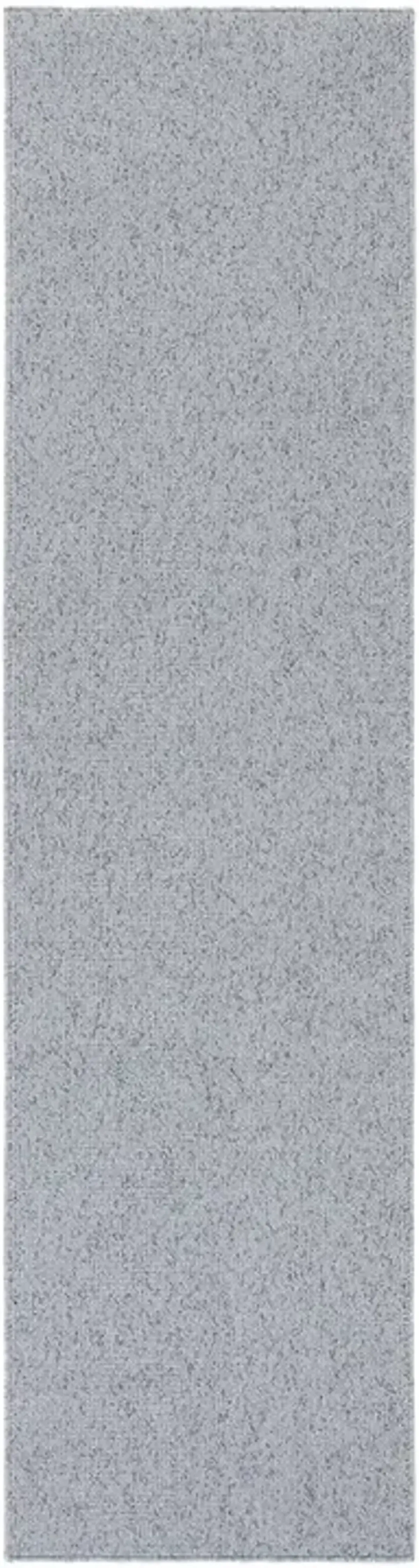 RIVER 600 Grey 2'-2' X 8' Runner Rug