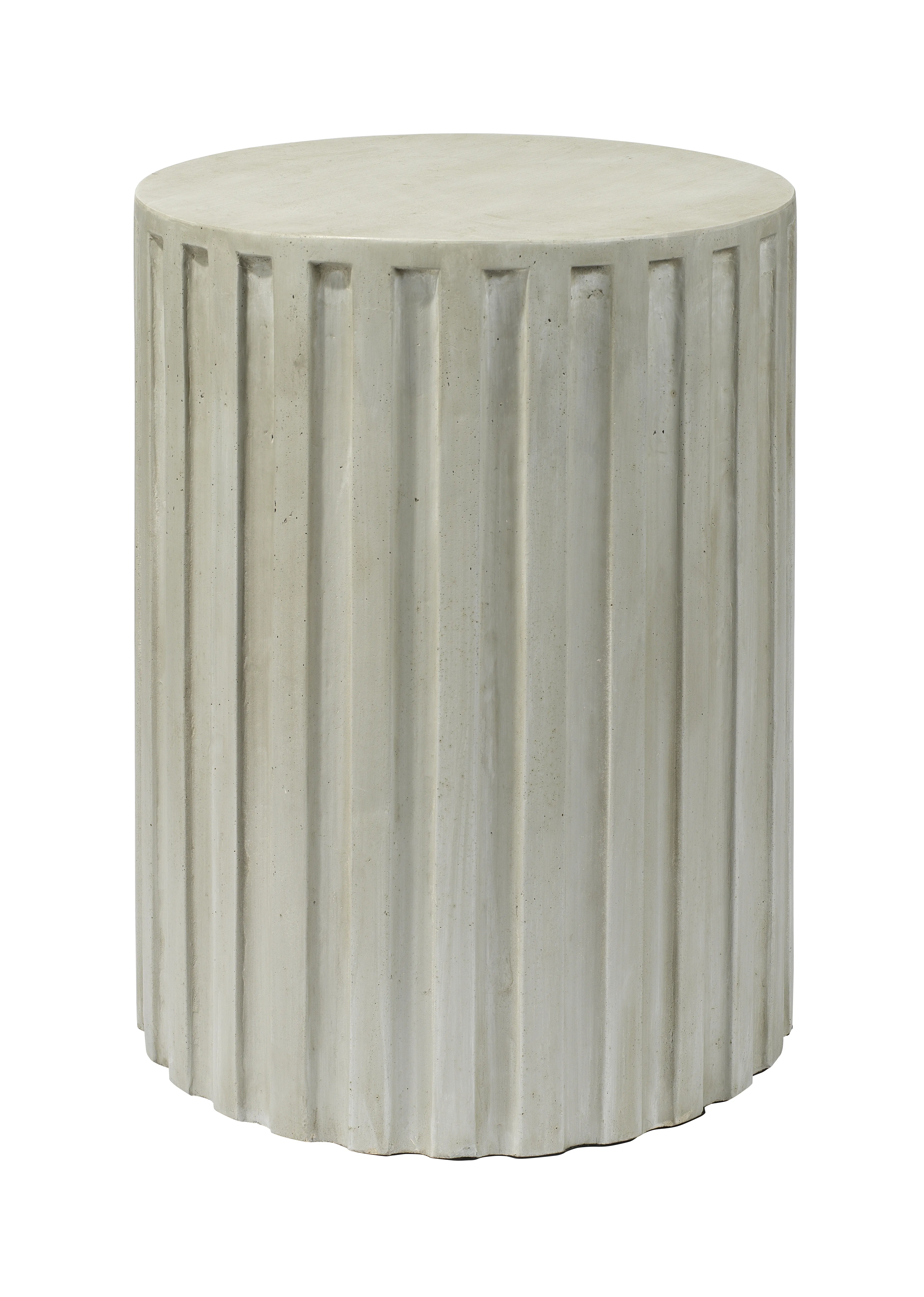 Fluted Column Side Table