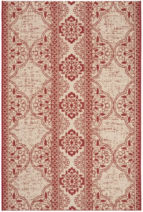 BEACH HOUSE 174 Red 6'-7' X 9'-2' Medium Rectangle Rug