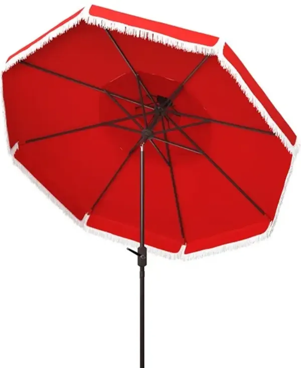 MILAN FRINGE 9FT DOUBLE TOP CRANK UMBRELLA