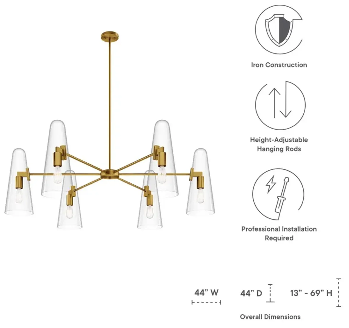 Beacon 6-Light Chandelier