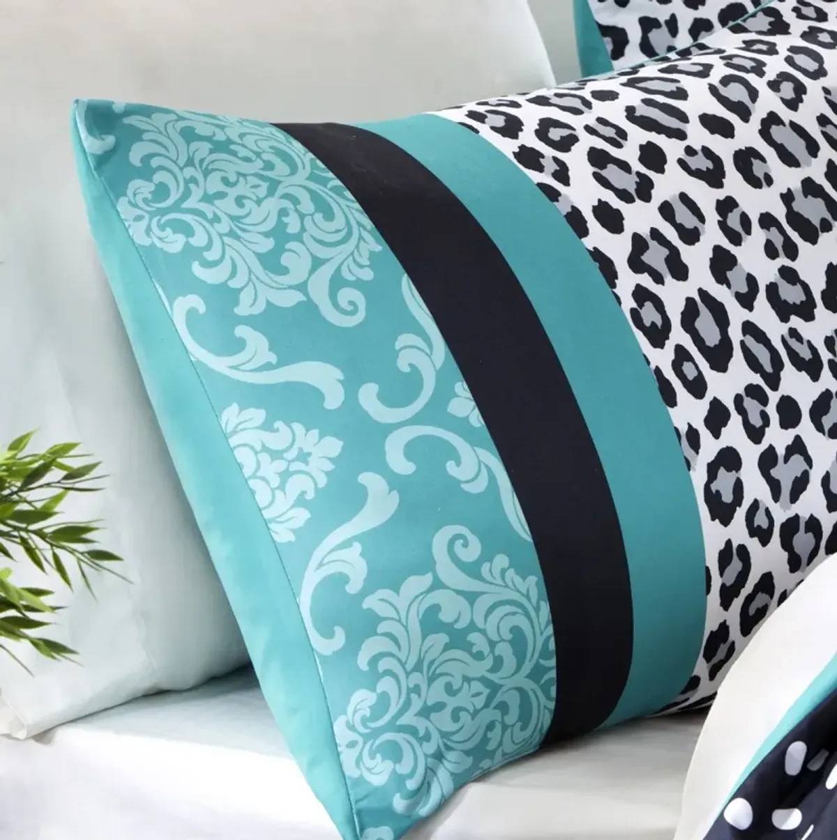 Mi Zone Chloe Teal Comforter Set