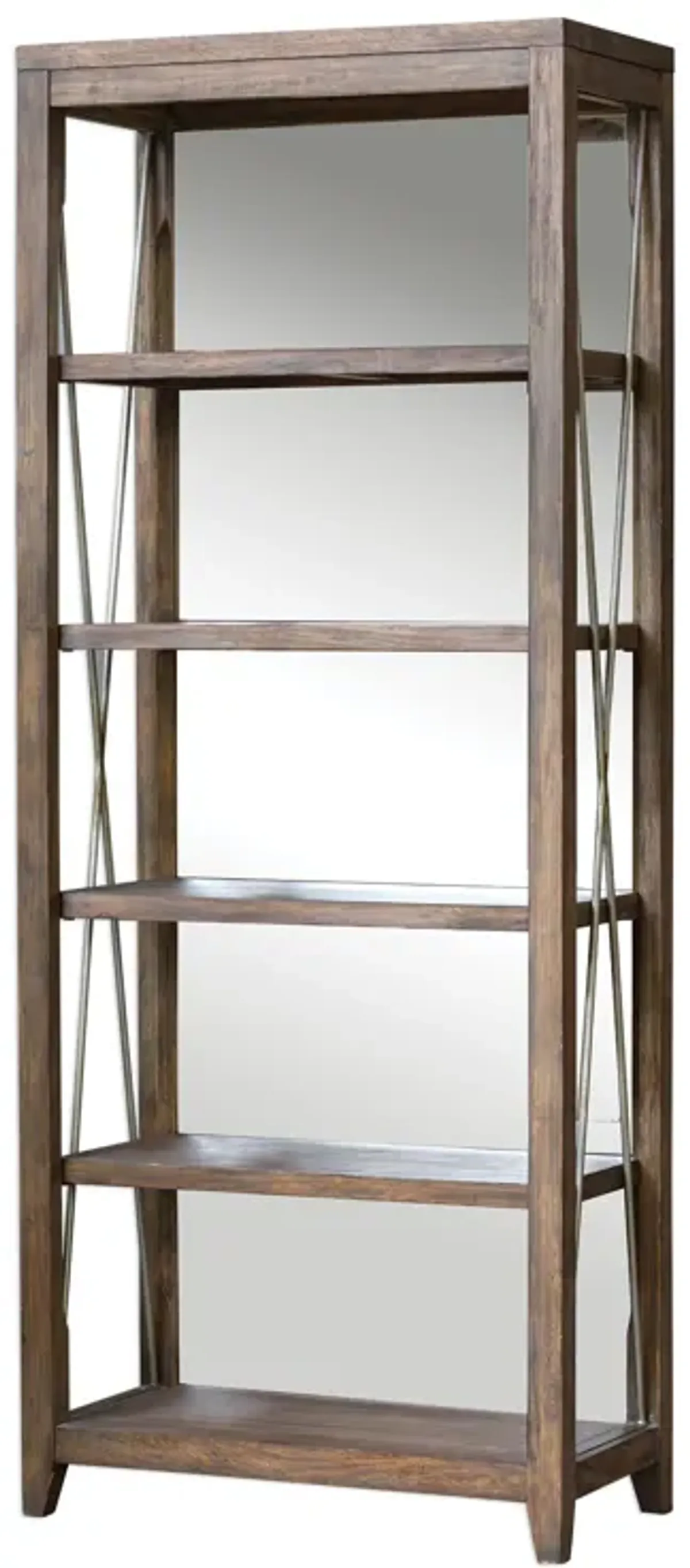 Delancey Weathered Oak Etagere