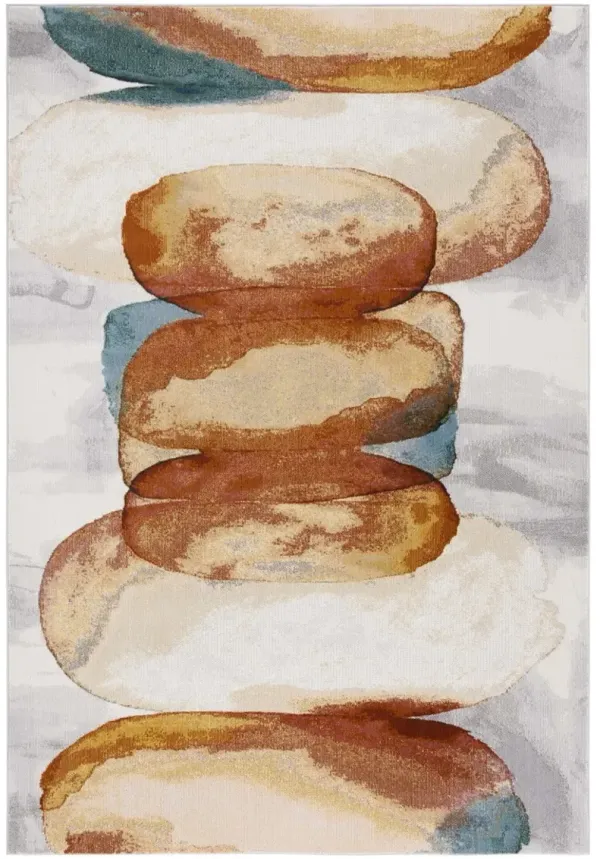 ART STUDIO 116 Beige 8' X 10' Large Rectangle Rug