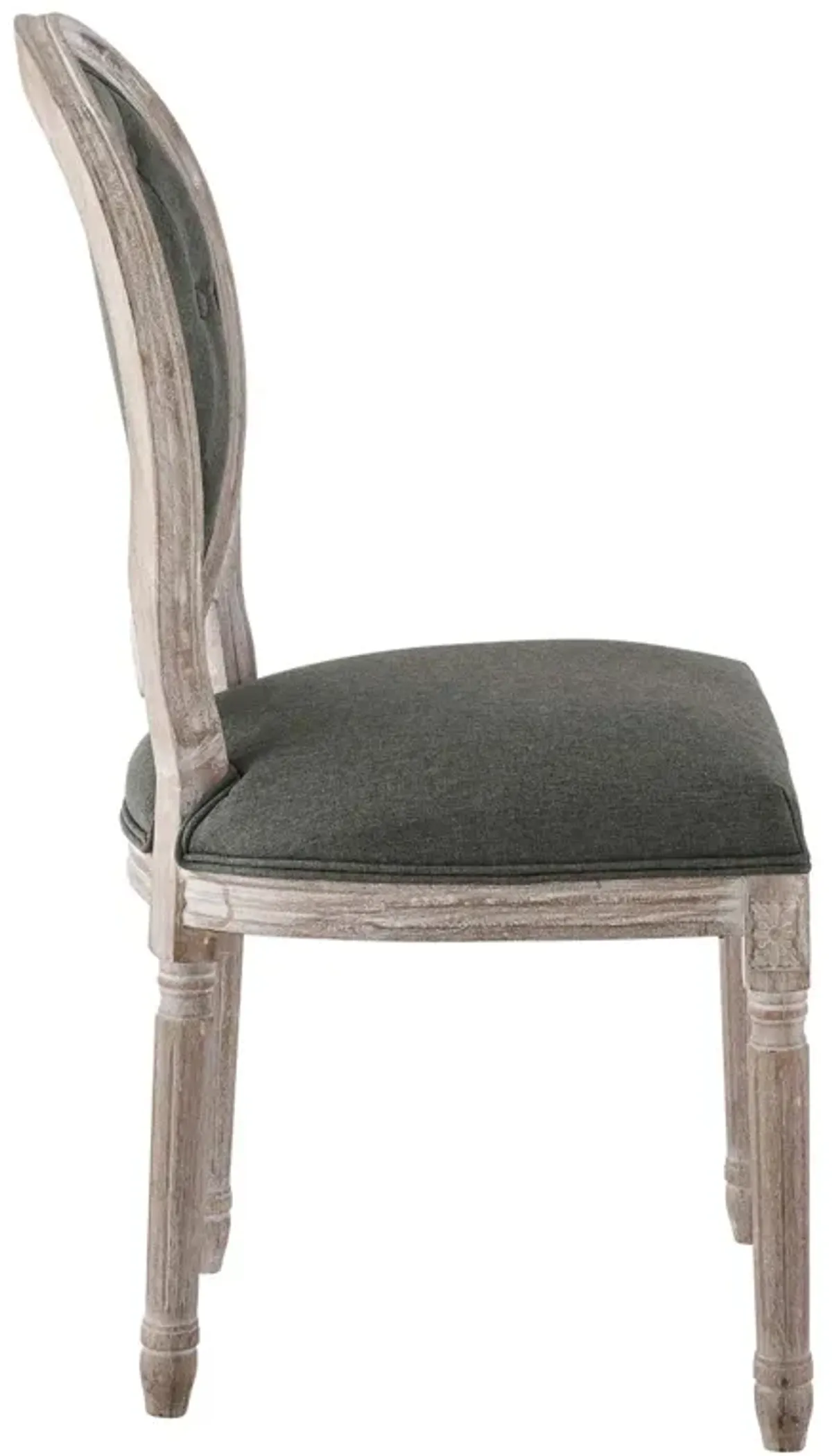 Arise Vintage French Upholstered Fabric Dining Side Chair