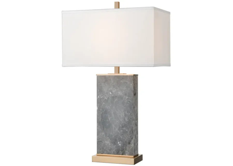 Archean 30" High 1-Light Table Lamp - Gray Marble