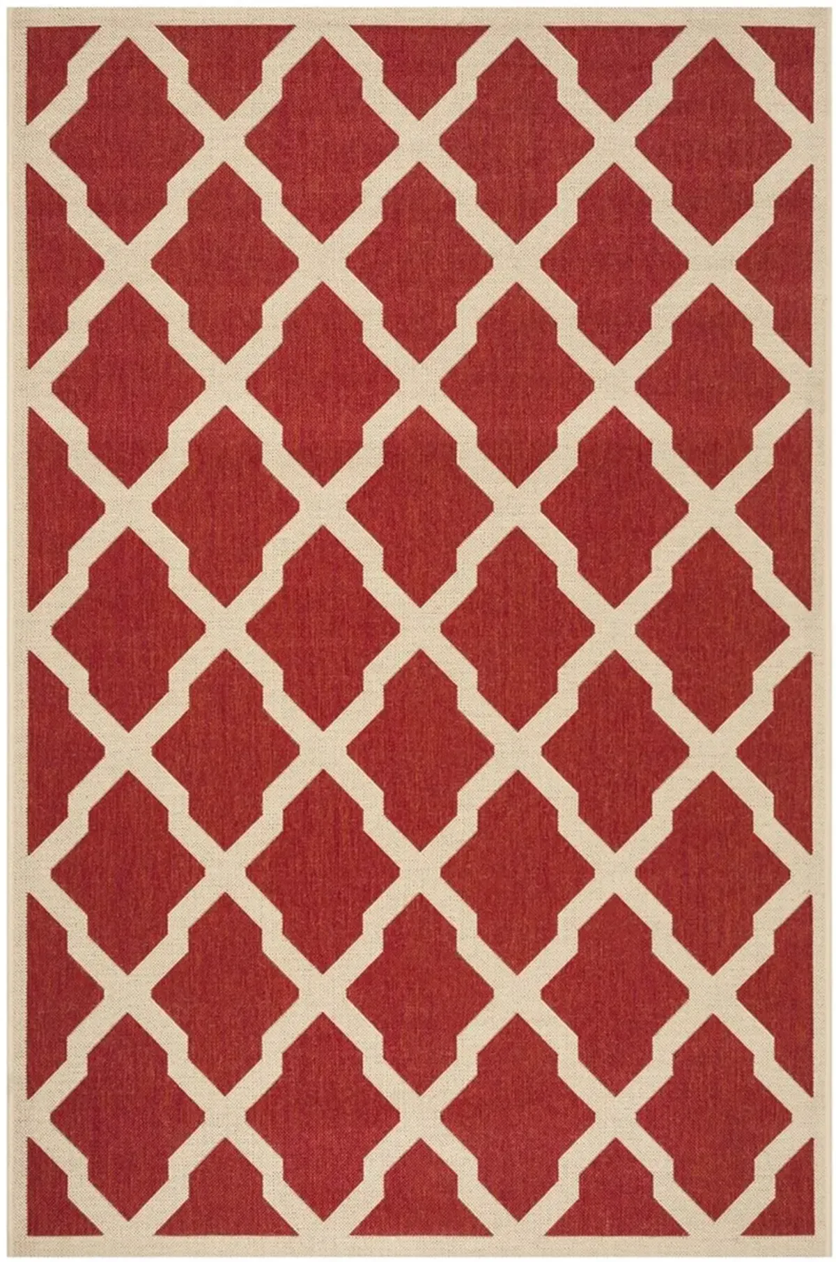 BEACH HOUSE 122 Red 5'-3' X 7'-6' Medium Rectangle Rug