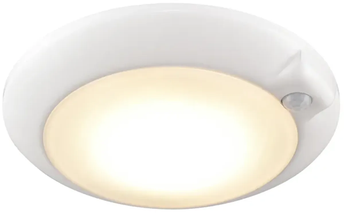 Plandome 6" Wide Integrated LED Flush Mount - White