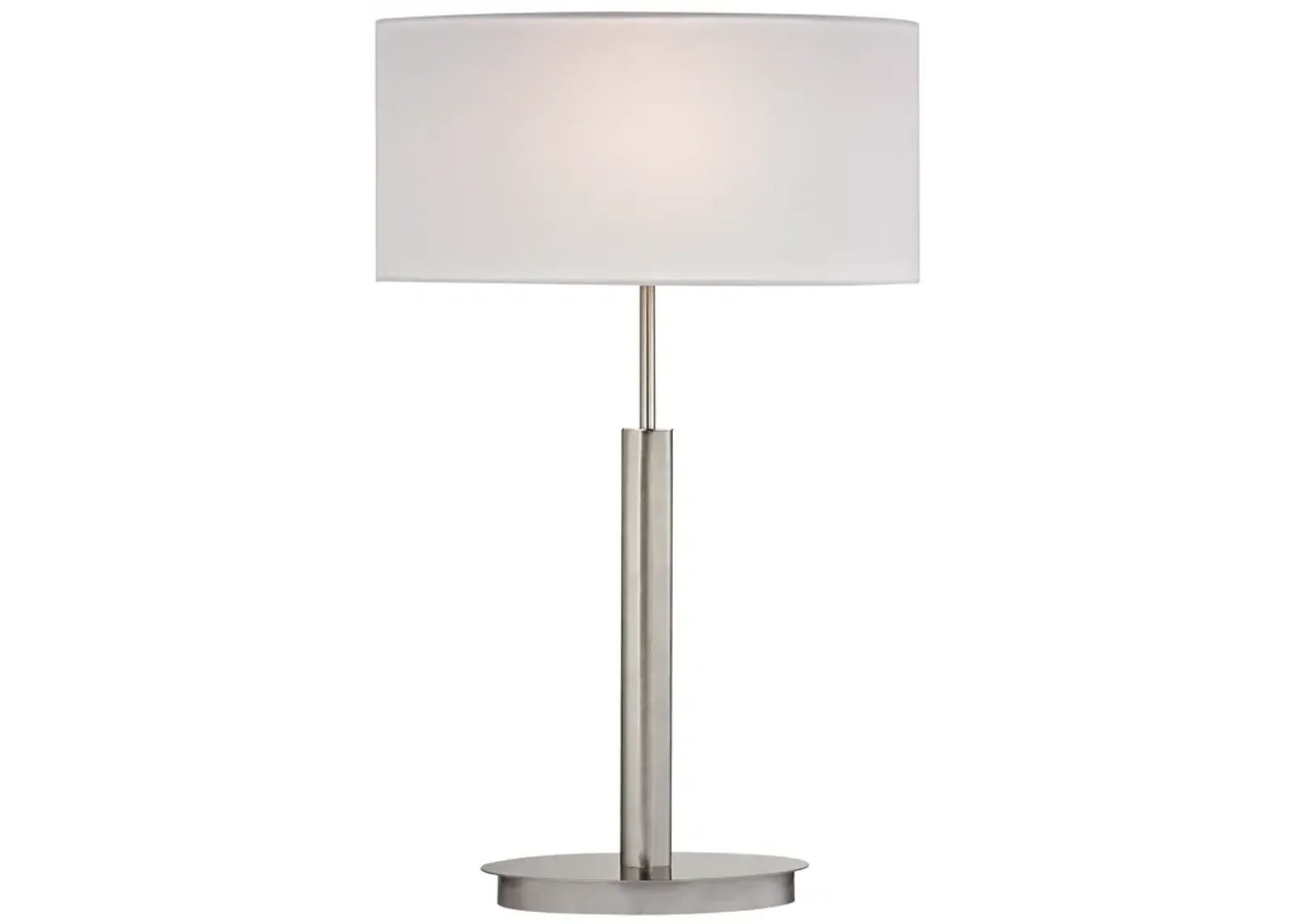 Port Elizabeth 24" High 1-Light Table Lamp - Satin Nickel