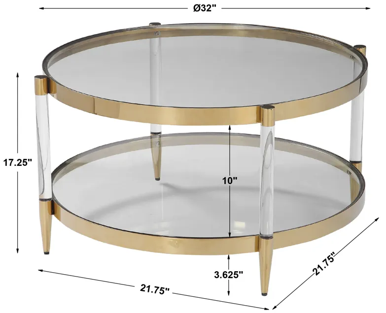 Kellen Glass Coffee Table