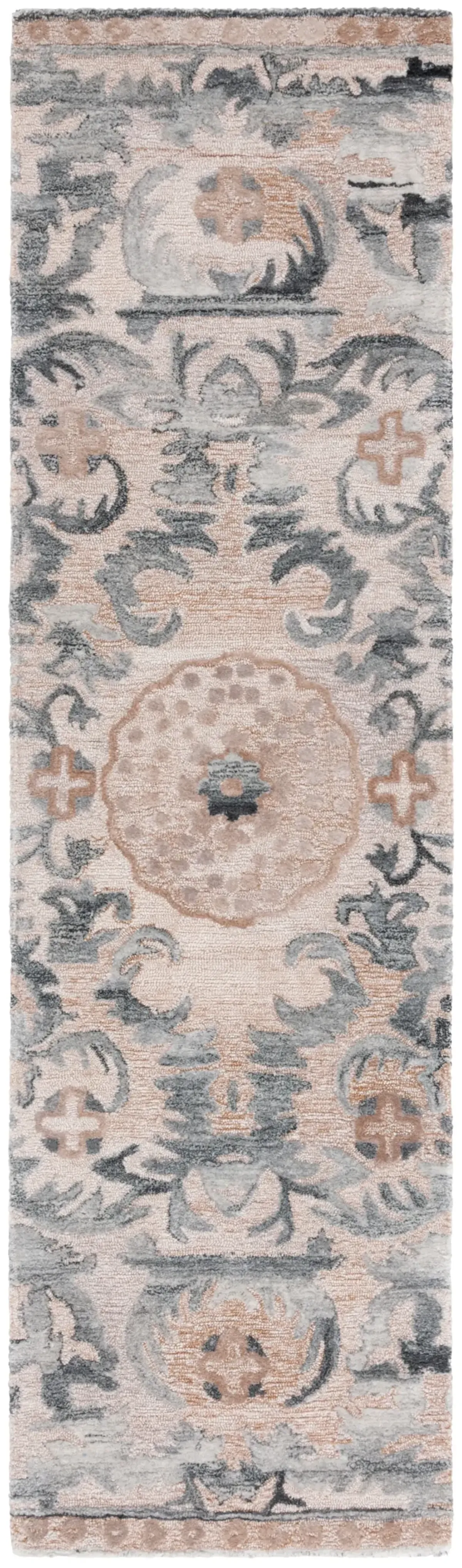 ANATOLIA 404 LIGHT BROWN  2'-3' x 8' Runner Rug