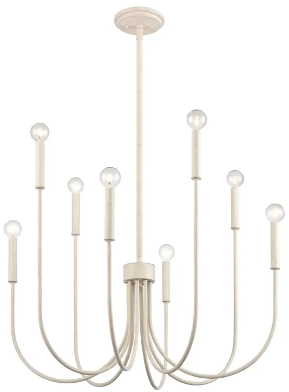 Ulla 28'' Wide 8-Light Chandelier - Antique White