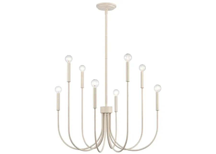 Ulla 28'' Wide 8-Light Chandelier - Antique White