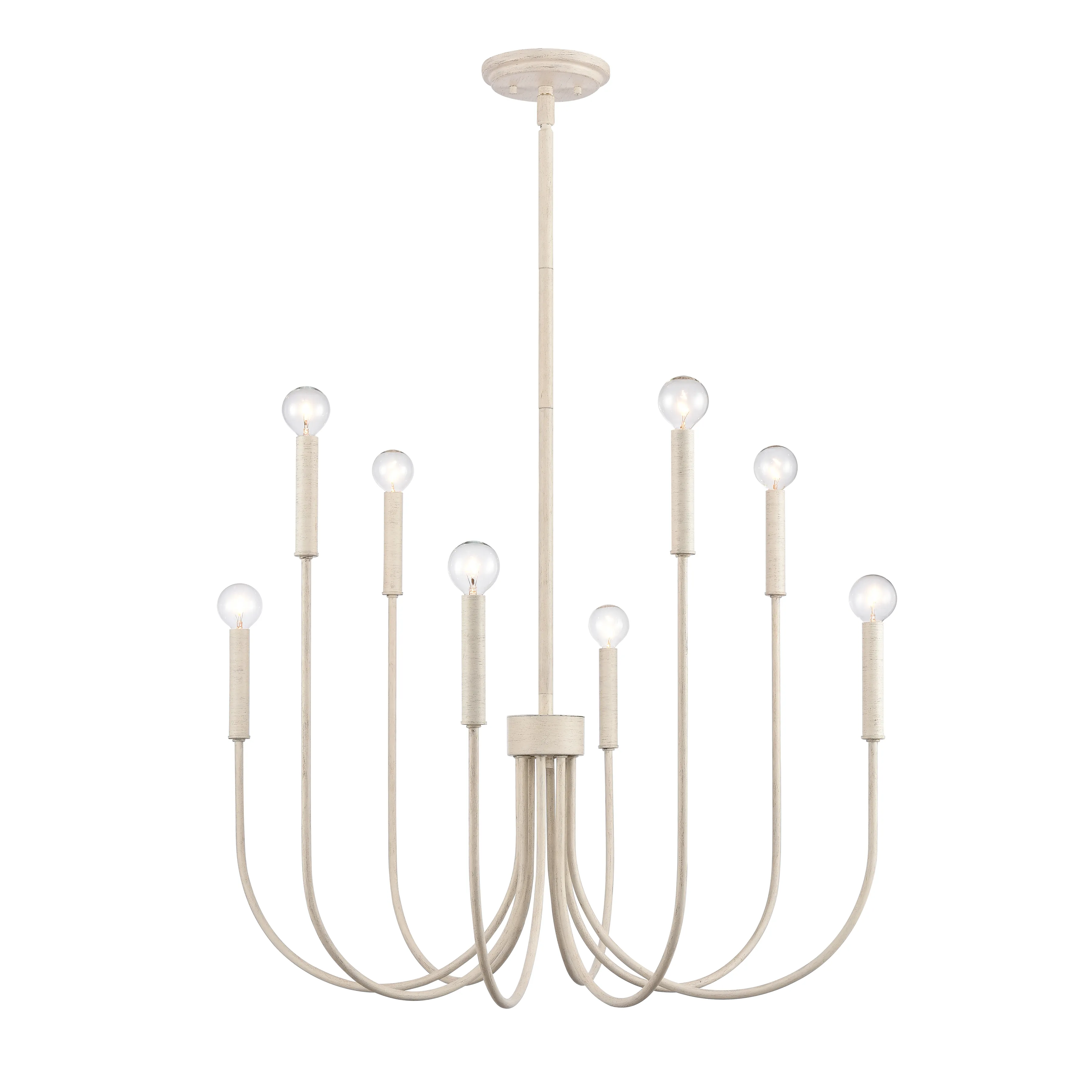 Ulla 28'' Wide 8-Light Chandelier - Antique White