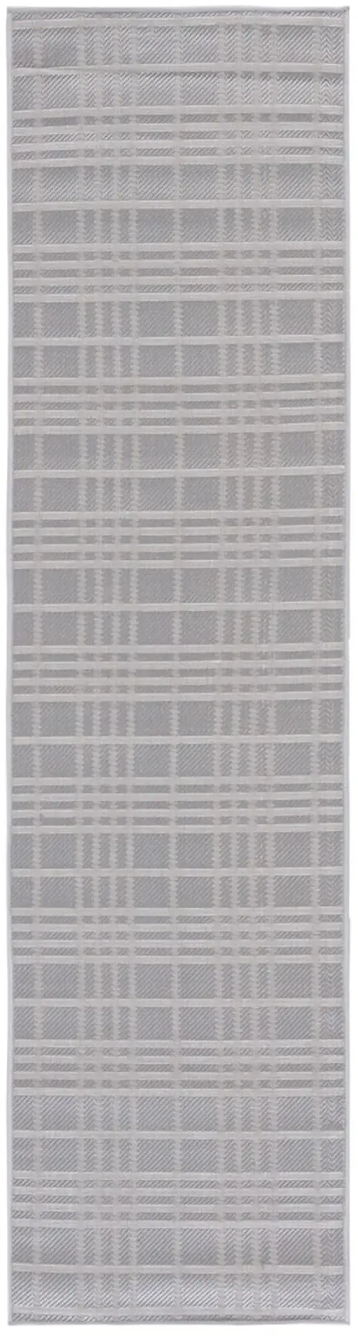 BERMUDA 802 Grey 2' X 6' Runner Rug