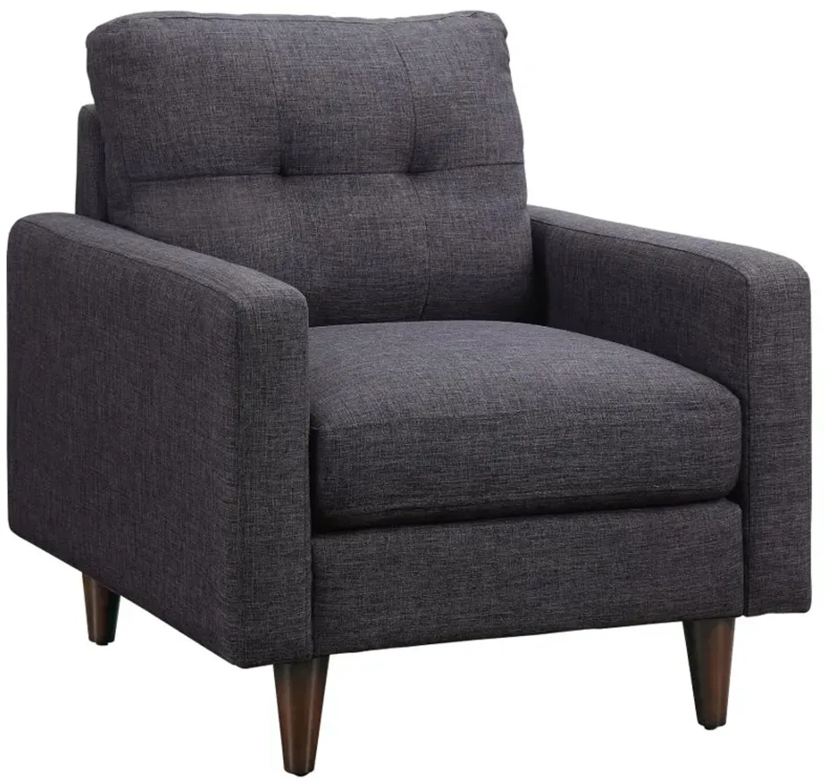 Watsonville Tufted Back Chair Grey