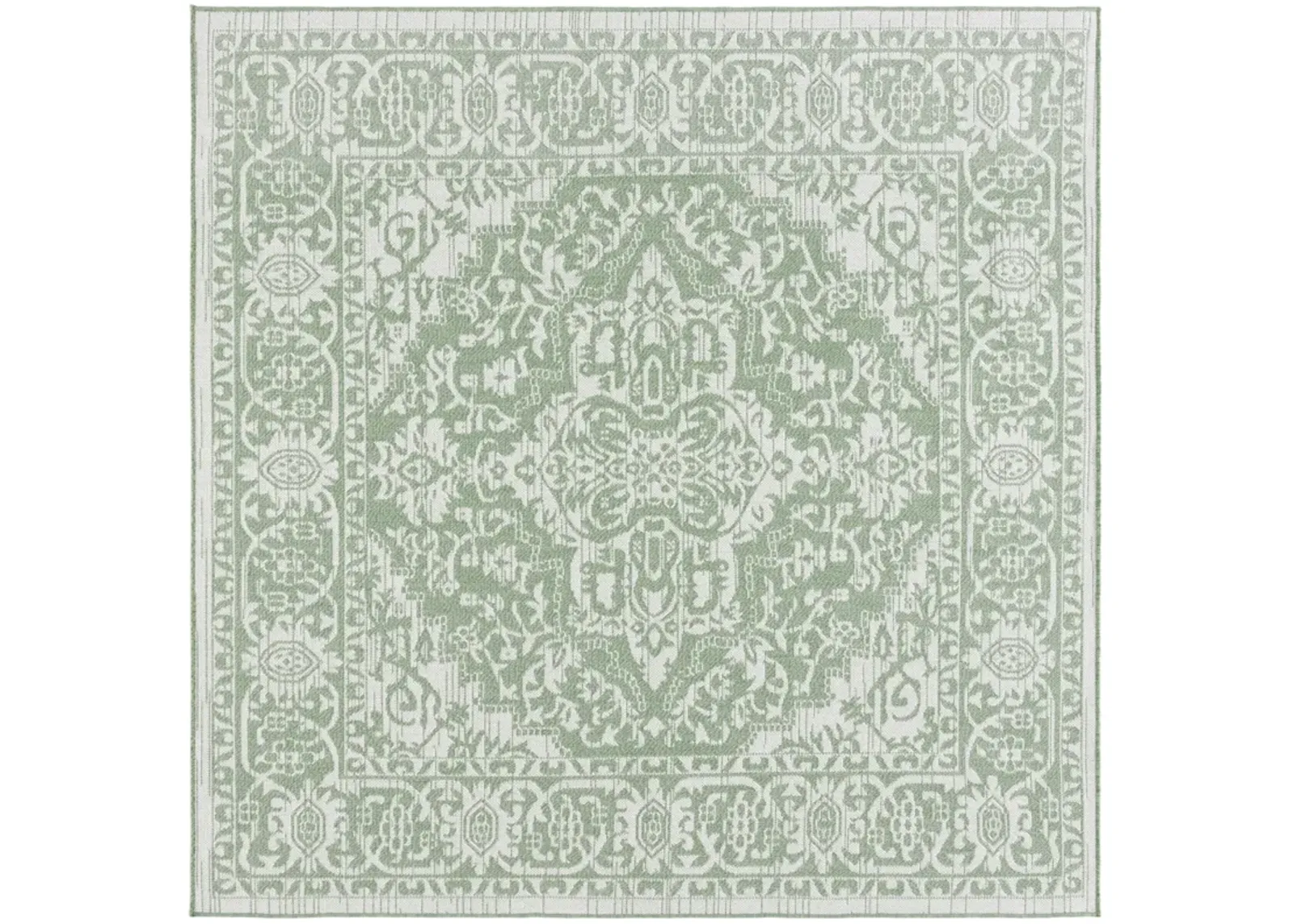 BERMUDA  813 GREEN  6'-7' X 6'-7' Square Square Rug