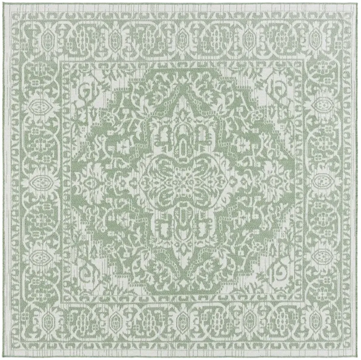 BERMUDA  813 GREEN  6'-7' X 6'-7' Square Square Rug