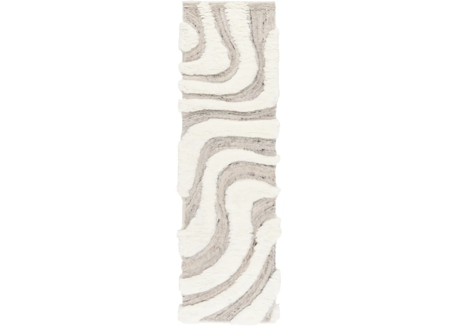 CASABLANCA 493 IVORY  2'-3' x 8' Runner Rug