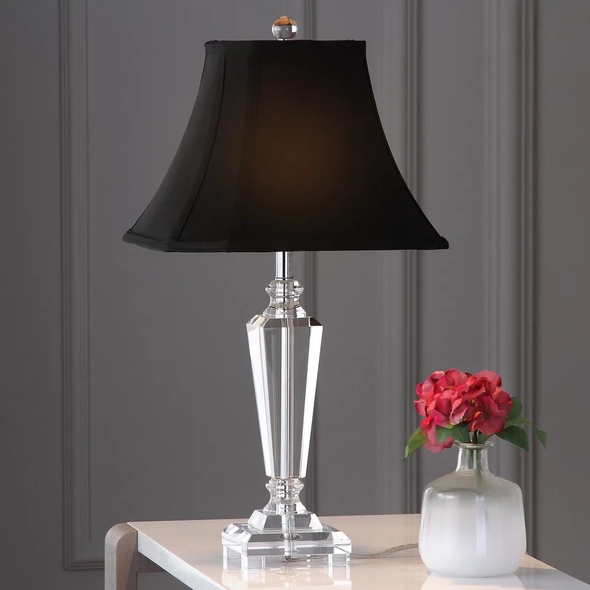 Lilly 24.5-Inch H Crystal Table Lamp - Set of 2