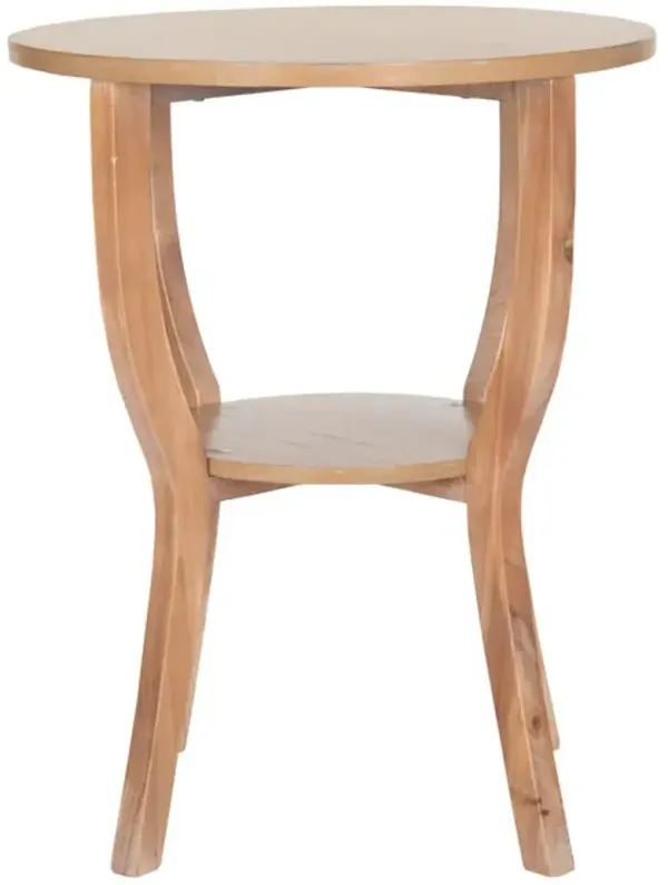 RHODES ROUND PEDESTAL ACCENT TABLE 