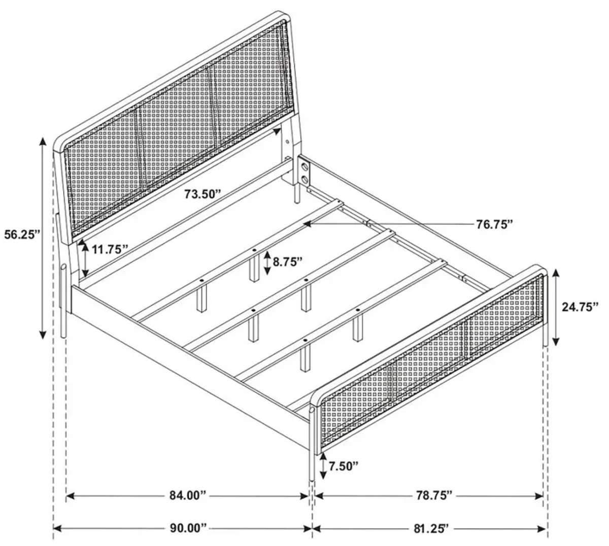 Aaliyah Upholstered Bed