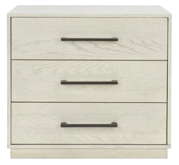 Mallory 3 Drawer Nightstand