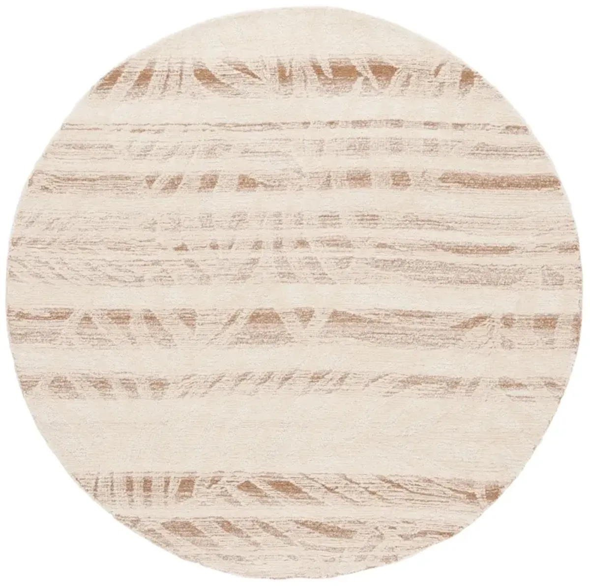 METRO 775 BEIGE  6' x 6' Round Round Rug