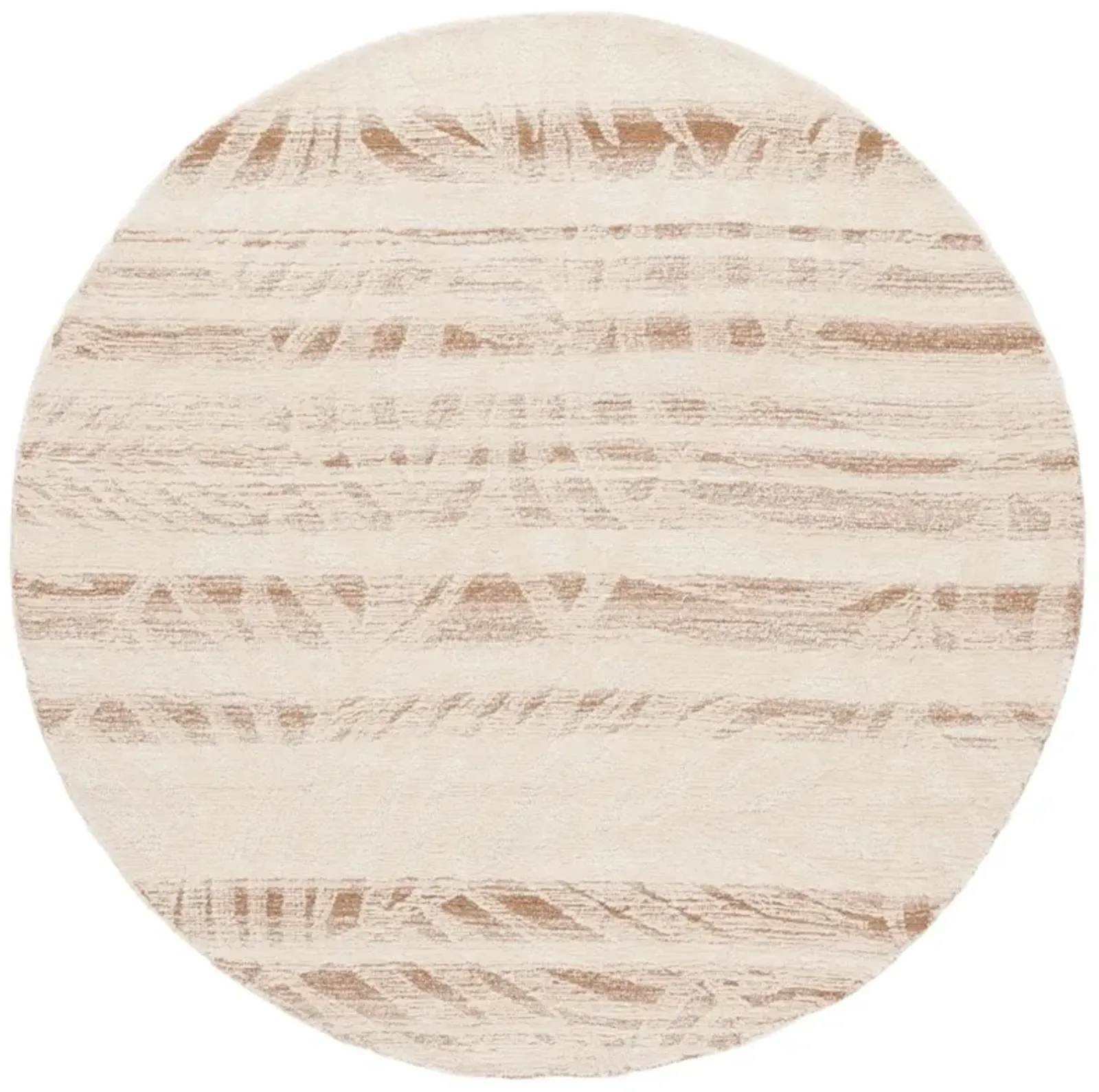 METRO 775 BEIGE  6' x 6' Round Round Rug