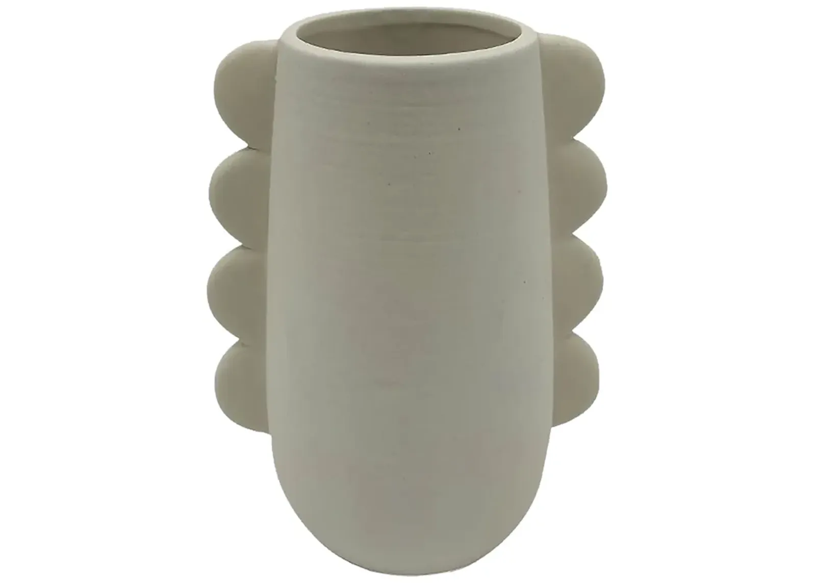 Dol, 7" Eared Vase, Cotton