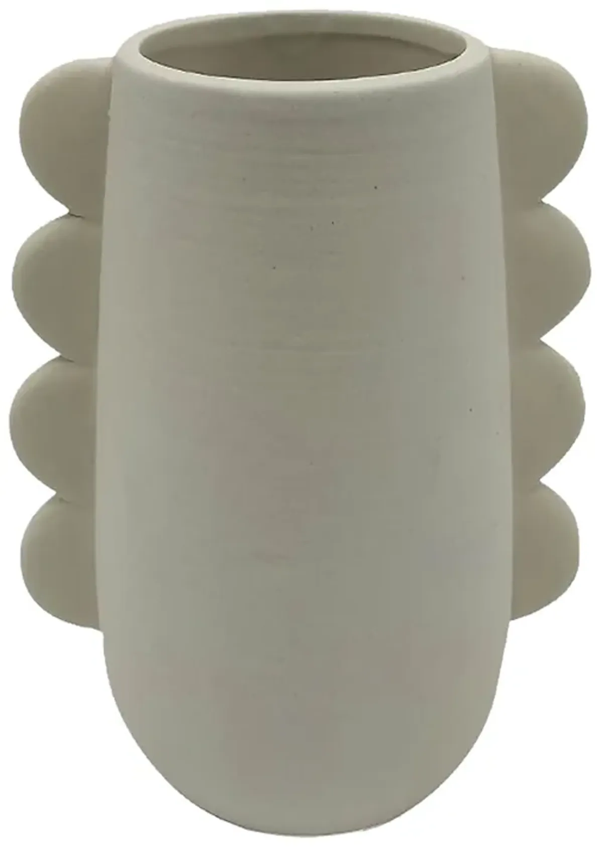 Dol, 7" Eared Vase, Cotton