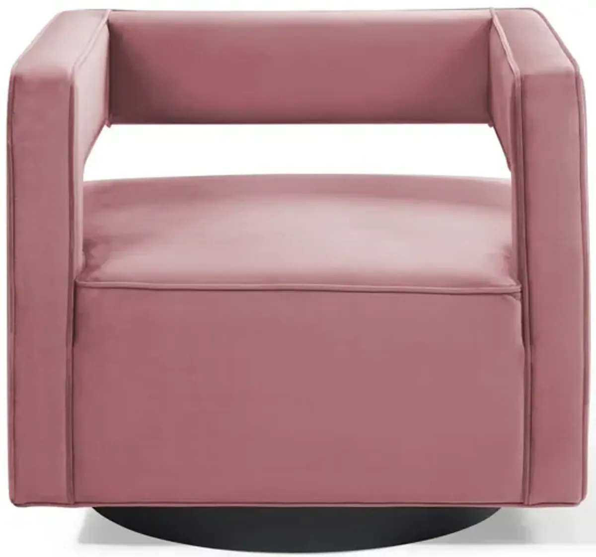 Booth Performance Velvet Swivel Armchair