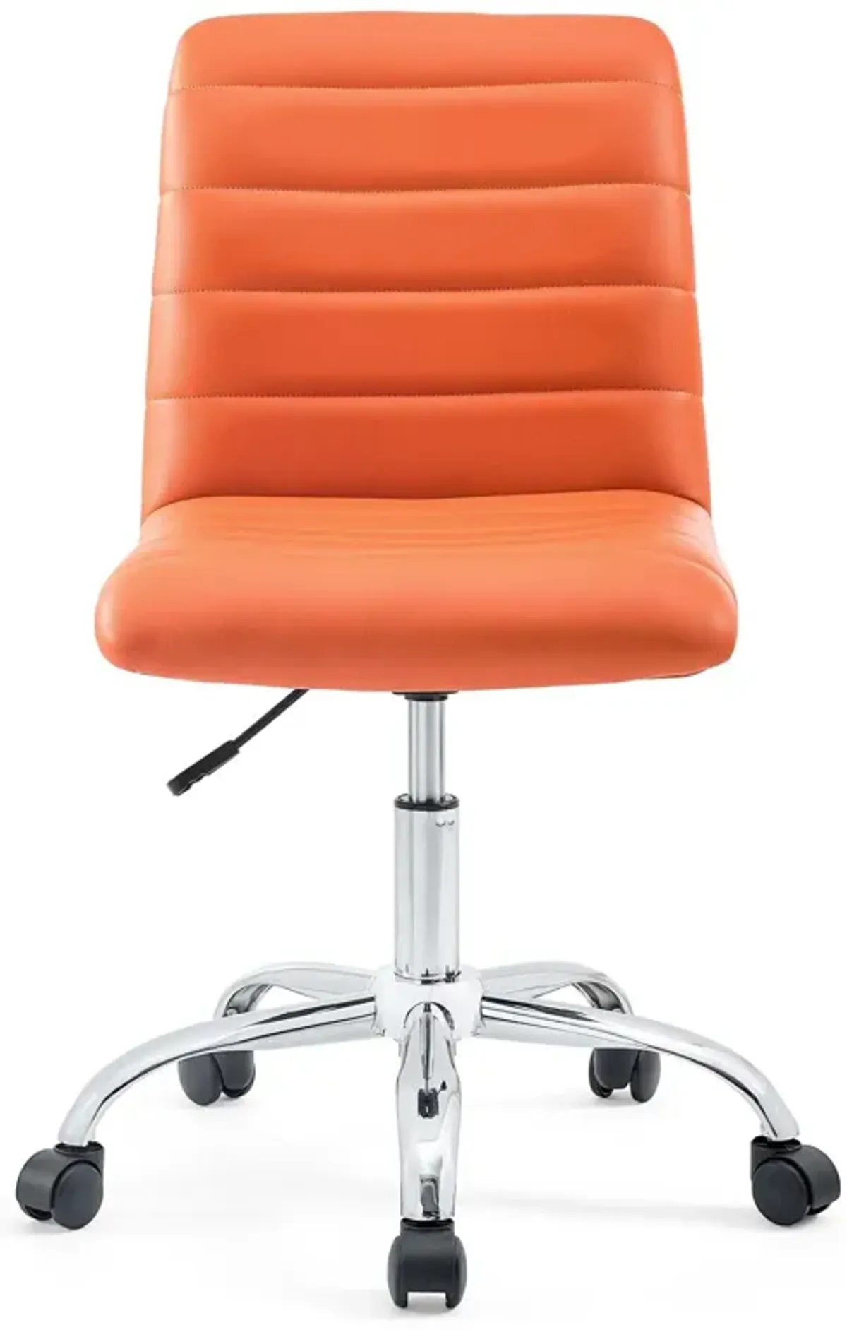 Ripple Armless Mid Back Vinyl Office Chair