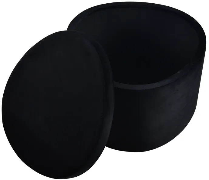 Linder Ottoman - Black