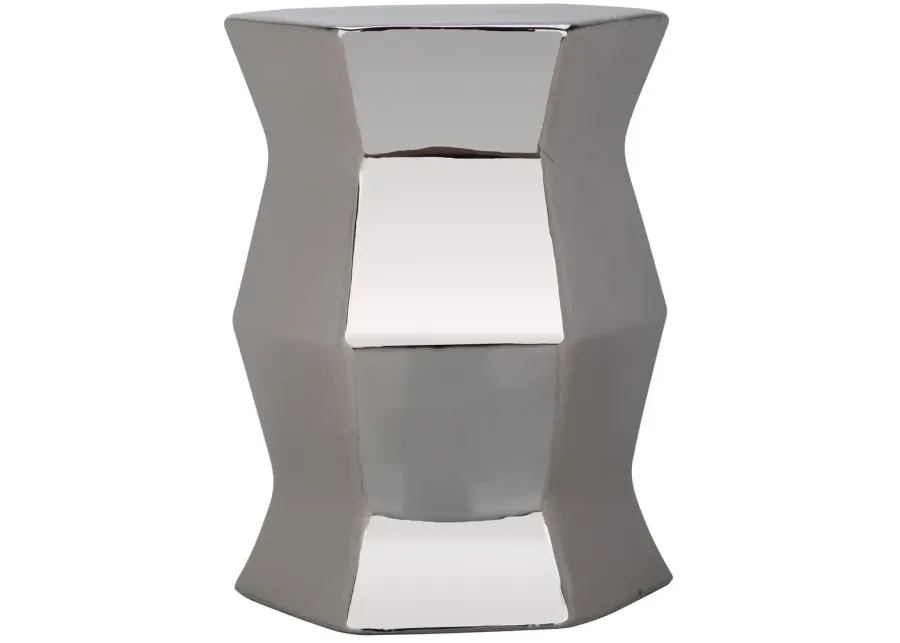 Modern Hexagon  Indoor/Outdoor Garden Stool