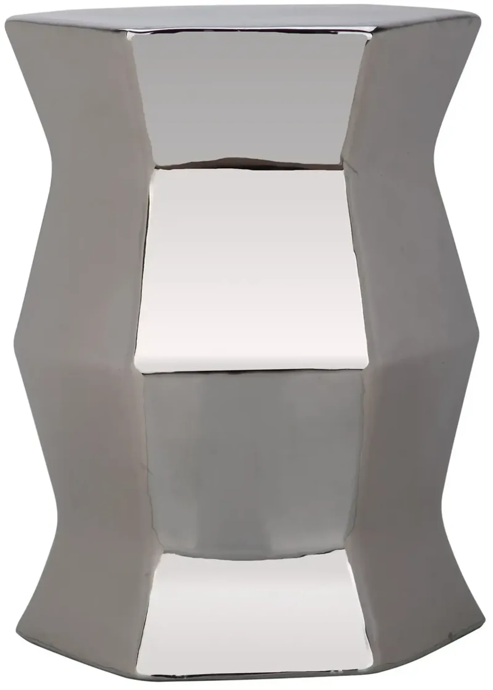 Modern Hexagon  Indoor/Outdoor Garden Stool