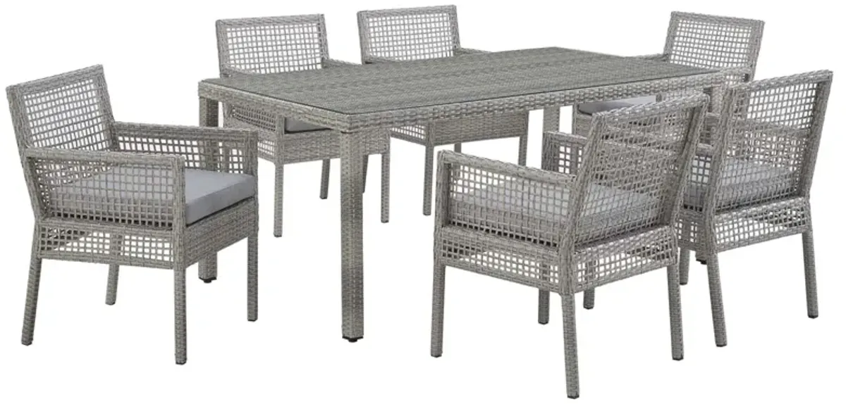 Aura 7 Piece Outdoor Patio Set